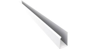 Moldura ou Rodaforro Convencional em "U" de PVC Branco Kit C/ 10 Barras de 3m