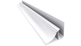 Moldura ou Rodaforro Nobre de PVC Branco Barra C/ 6m