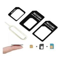 Moldura P/ Chip Adaptador 3 Em 1 Mini Micro Nano E Sim Card