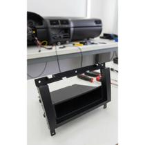 Moldura Painel 1 Din Gol Parati Saveiro G3 Preto Fosco Moldura Painel 1 Din Gol Parati Saveiro G3 Preto Fosco