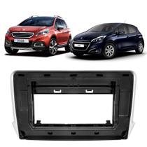 Moldura Painel 10 Polegadas Peugeot 208 2008 13 14 17 18 19 20 P/ Multimídia