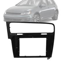 Moldura Painel 2 Din 10" Polegadas Golf MK7 2013 até 2019 Black Piano Moldura Painel 2 Din 10" Polegadas Golf MK7 2013 até 2019 Black Piano