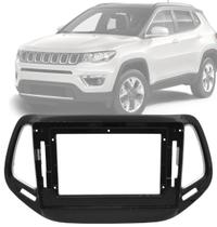 Moldura Painel 2 Din 10" Polegadas Jeep Compass 2016 até 2020 Black Piano Moldura Painel 2 Din 10" Polegadas Jeep Compass 2016 até 2020 Black Piano