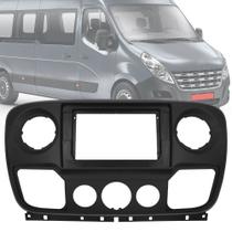 Moldura Painel 2 Din 10" Polegadas Master 2010 em Diante Preto