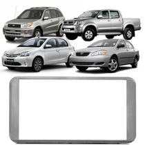 Moldura Painel 2 Din 6.8 Polegadas Hilux RAV4 Etios Corolla Fielder 2003-2008