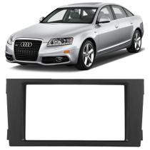 Moldura Painel 2 Din 7 Polegadas Audi A6 2002 2003 2004 2005 2006 Para Multimídia Player