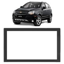 Moldura Painel 2 Din 7 Polegadas Chevrolet Captiva 2008 2009 2010 2011 2012 2013 2014 2015 2016 2017