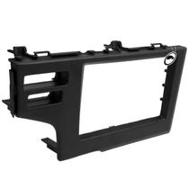 Moldura Painel 2 Din 7'' Polegadas Fit e WR-V 2015 2021 Preto
