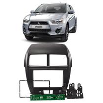 Moldura Painel 2 Din 7 Polegadas Mitsubishi ASX 2010 2012 2013 2014 2015 2016 2017 2018 2020 2022