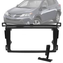 Moldura Painel 2 Din 7" Polegadas Padrão Chinês e Japonês Toyota Rav4 2013 até 2017