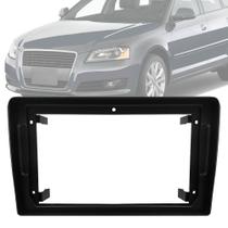 Moldura Painel 2 Din 9 Polegadas Audi A3 2008 A 2012 Preto