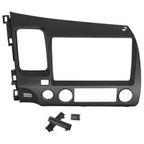 Moldura Painel 2 Din 9 Polegadas Civic 2007 Até 2011 Grafite