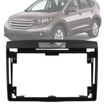 Moldura Painel 2 Din 9" Polegadas CRV 2012 até 2016 Preto