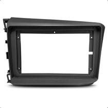 Moldura Painel 2 Din 9 Polegadas Dvd Multimidia Contra frente Carro Honda Civic 2012 2013 2014 2015