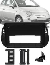 Moldura Painel 2 Din 9 Polegadas Fiat 500 2007 Até 2014