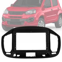 Moldura Painel 2 Din 9" Polegadas Fiat Uno 2015 até 2021