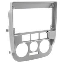 Moldura Painel 2 Din 9 Polegadas Gol Saveiro Parati G4 Prata