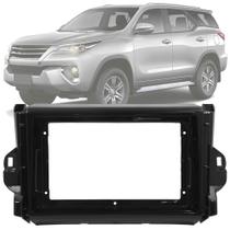 Moldura Painel 2 Din 9" Polegadas Hilux SW4 2015 até 2018 Black Piano