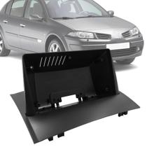 Moldura Painel 2 Din 9 Polegadas Megane 2003 Até 2013 Preto