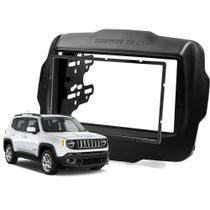 Moldura Painel 2 Din Cd Dvd Multimidia Mp5 Jeep Renegade