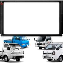 Moldura Painel 2 Din Central Multimidia Dvd Mp5 Preto Kia Bongo Autoplast AP1632 Expex EPX KI-562