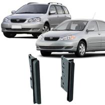 Moldura Painel 2 Din Dvd Corolla e Fielder 2003 à 2008 Preto