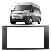 Moldura Painel 2 Din DVD Ford Transit 2009 2010 2011 2012 2013 2014 7 Polegadas