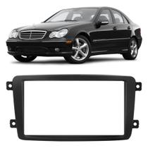 Moldura Painel 2 Din DVD Mercedes Classe C 2001 2002 2003 2004 Moldura Painel 2 Din DVD Mercedes Classe C 2001 2002 2003 2004