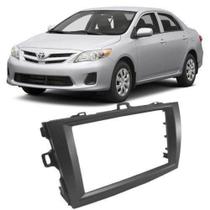 Moldura Painel 2 Din Dvd Toyota Corolla 2009 à 2014 Expex Grafite