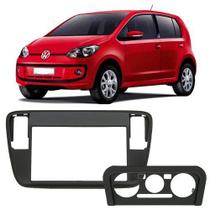 Moldura Painel 2 Din Dvd Volkswagen Vw Up 2014 à 2017 Preta
