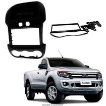 Moldura Painel 2 Din Ford Ranger Cabine Simples XL/XLS 2012 a 2015