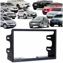 Moldura Painel 2 Din Golf Polo Bora Ecosport Fiesta Fox Crossfox Preto Chinês 7" Multimídia Dvd Mp5