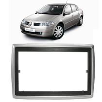 Moldura Painel 2 Din Megane 2007 2008 2009 2010 2011 2012 2013 7 Polegadas Multimidia
