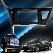 Moldura Painel 2 Din MP5 Dvd 10 Polegadas Corolla 2018/2019 Black Piano