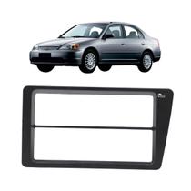 Moldura Painel 2 Din Multimidia DVD 7 Polegadas Civic 2001 Até 2006
