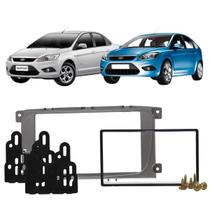 Moldura Painel 2 Din Multimidia Dvd Mp5 Focus Hatch Sedan 2009 a 2013 Prata Moldura Painel 2 Din Multimidia Dvd Mp5 Focus Hatch Sedan 2009 a 2013 Prata