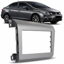 Moldura Painel 2 Din New Civic 2012 2013 2014 2015 2016