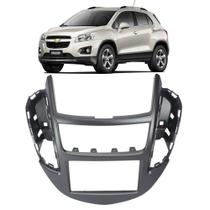 Moldura Painel 2 Din Para DVD MP5 Chevrolet Tracker 2014 2015 2016 7 Polegadas
