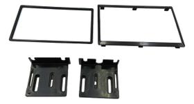 Moldura Painel 2 Din Som Dvd Duster Pcd Oroch Paralelo Moldura Painel 2 Din Som Dvd Duster Pcd Oroch Paralelo