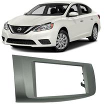 Moldura Painel 2 Din Som Dvd Nissan Sentra 2014 à 2018 Grafite