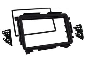 Moldura Painel 2din Dvd Tv Gps Multimídia HR-V 2015... Black