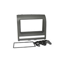 Moldura Painel 2DIN Fiat Palio Strada Idea 2008 a 2012 Grafite