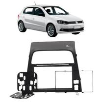 Moldura Painel 2Din Gol G6 Voyage G6 Saveiro G6 2013 A 2016 Rádio Multimídia DVD 7 Polegadas