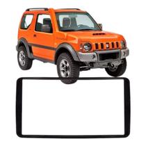 Moldura Painel 2DIN Multimidia Suzuki Jimny Preta Moldura Painel 2DIN Multimidia Suzuki Jimny Preta
