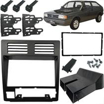 Moldura painel 7 polegadas gol quadrado 2din cl preto fosco Moldura painel 7 polegadas gol quadrado 2din cl preto fosco