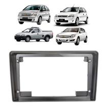 Moldura Painel 9 Polegadas Corsa Montana 2002 2006 2008 2010 2012 MP5 DVD