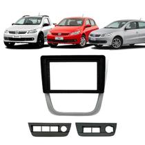 Moldura Painel 9 Polegadas Gol G5 2008 2009 2010 2011 2012 P/ Central Multimídia