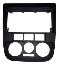 Moldura Painel 9 Polegadas. Vw Gol G4 05/14 Parati/saveiro - Preto