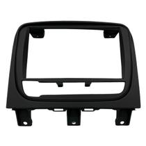 Moldura painel abs 2 din siena strada palio preta 7"