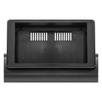 Moldura painel abs uno mille 1994 á 2013 preta 7 polegadas